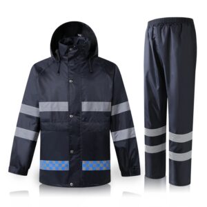 RAIN COATS WITH REFLECTOR TOP AND DOWN