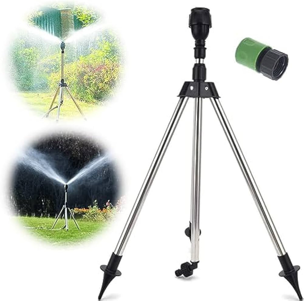 GARDEN ROTATING SPRINKLER WITH TRIPOD. - Image 3