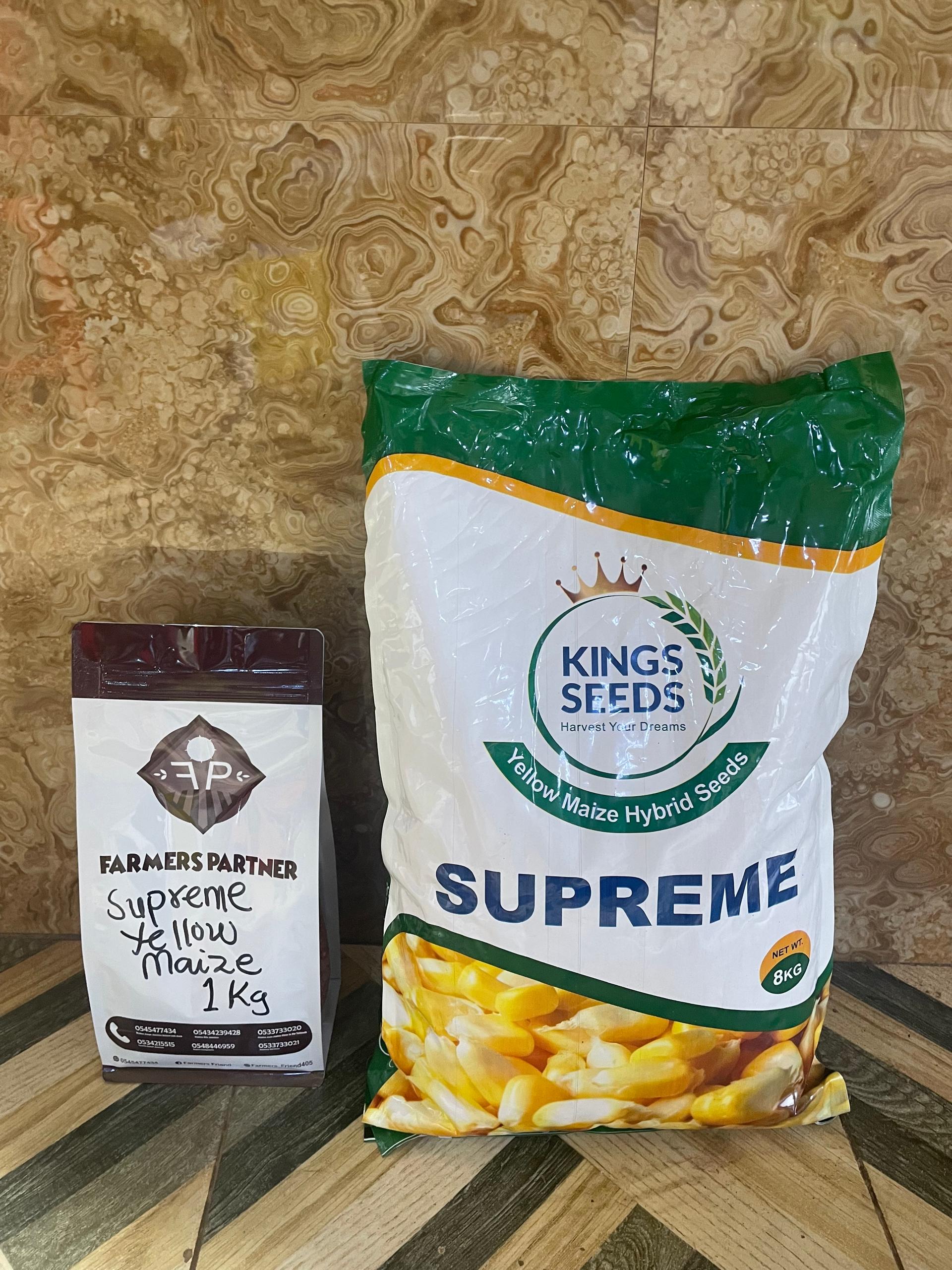 SUPREME YELLOW MAIZE HYBRID SEEDS 1KG - Image 2